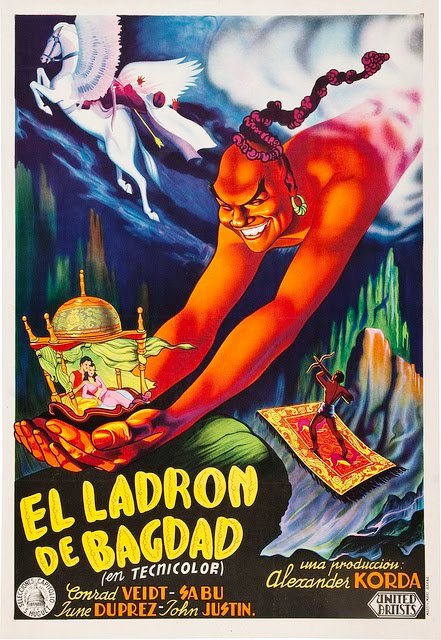 CINESTONIA El ladrón de Bagdad (1940) Ludwig Berger, Michael Powell