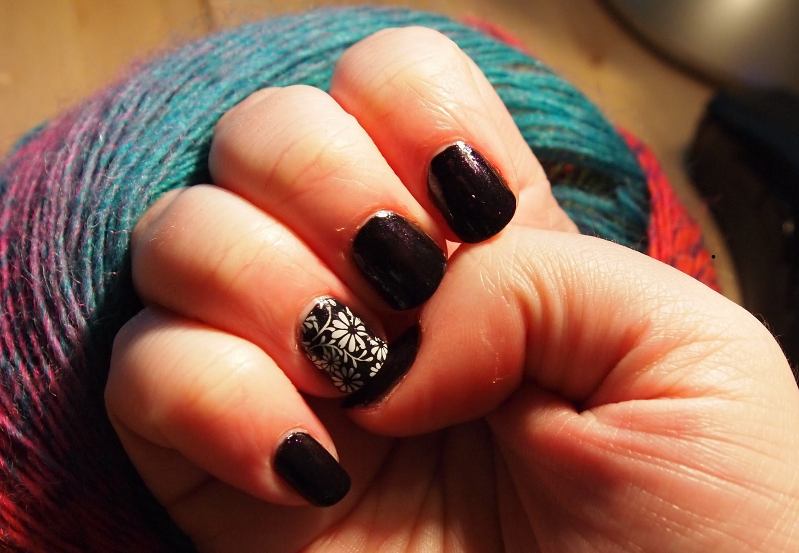 Deep Purple Nails