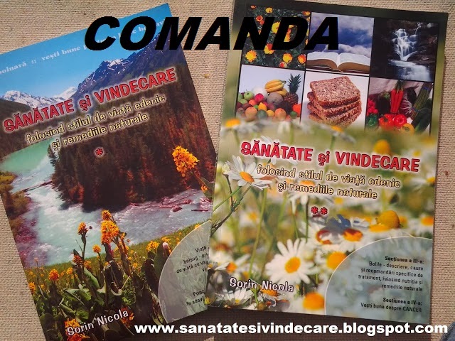 Comanda Carte Sanatate si vindecare!