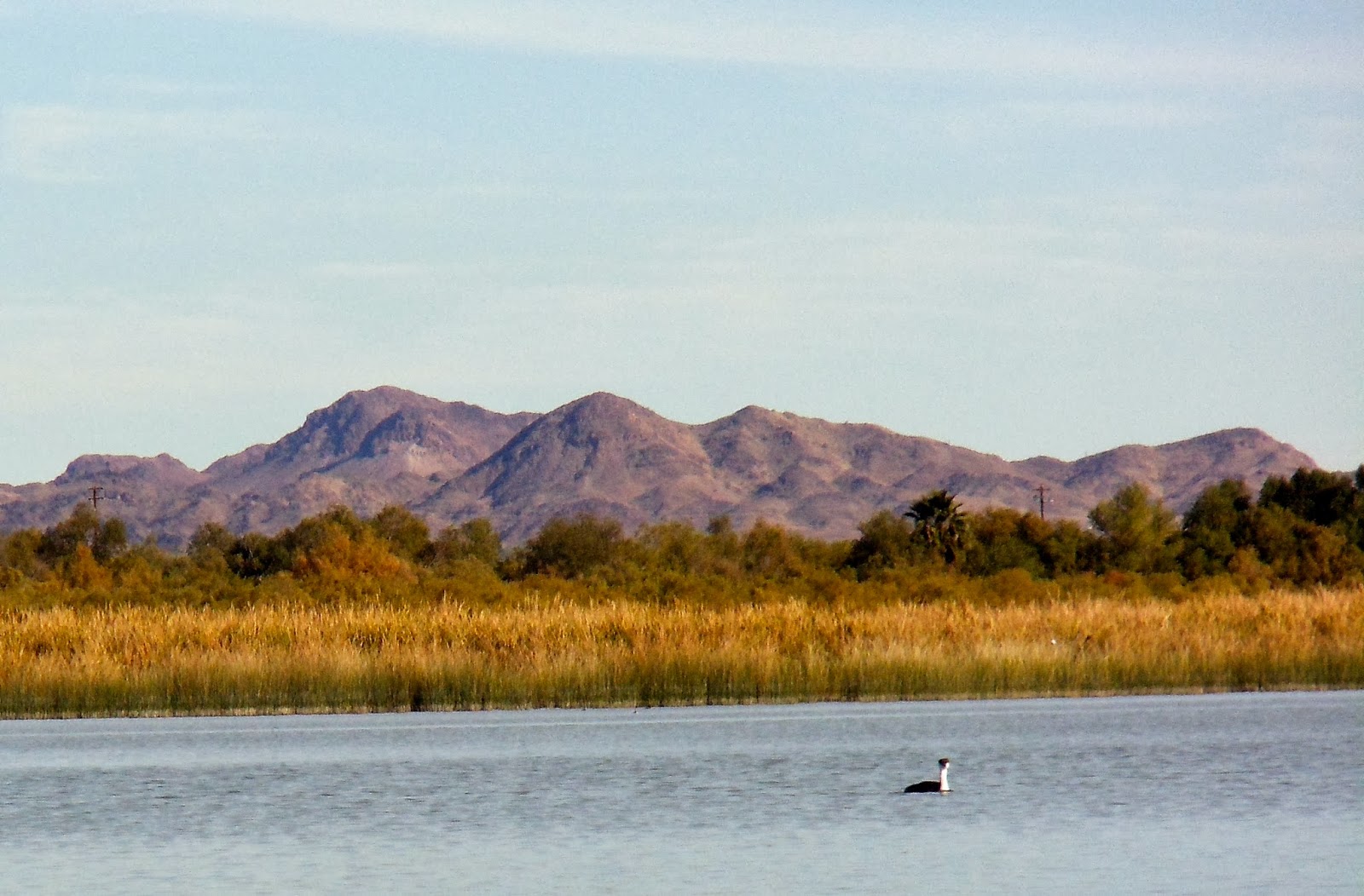 Jim and Bev Kayaking Lake Martinez, AZ