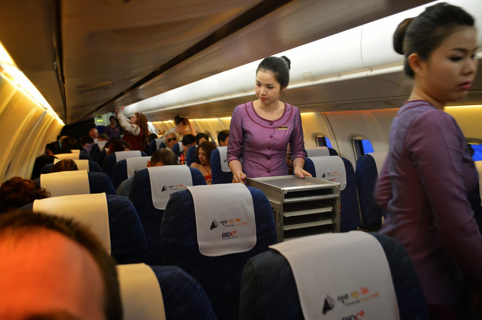 Cambodia Angkor Air Flight 108 Siem Reap to Phnom Penh on the ATR72200