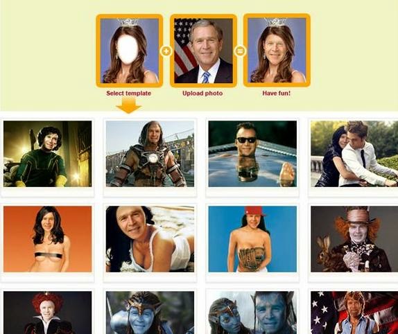 Fazer montagens engraçadas com artistas de cinema Fazer montagens engraçadas com artistas de cinema