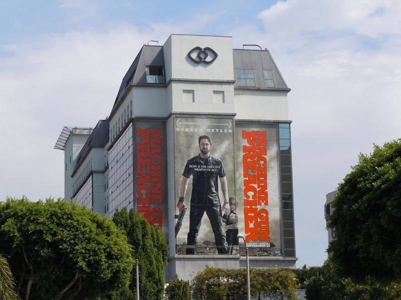 Giant Machine Gun Preacher billboard