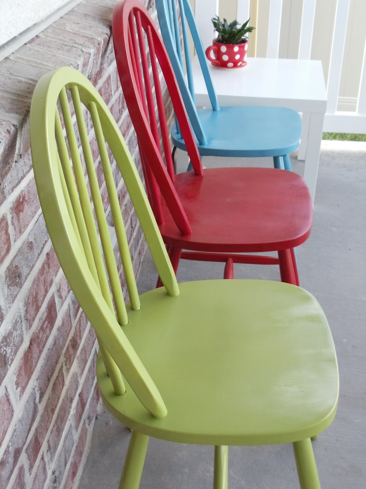 My Cotton Creations Refinished Chairs
