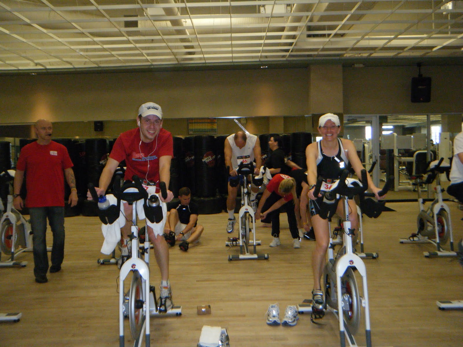 This Runner's World Lifetime Fitness Indoor Triathlon 2011