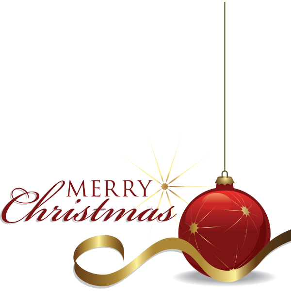 Merry Christmas Red Ornament Symbols & Emoticons