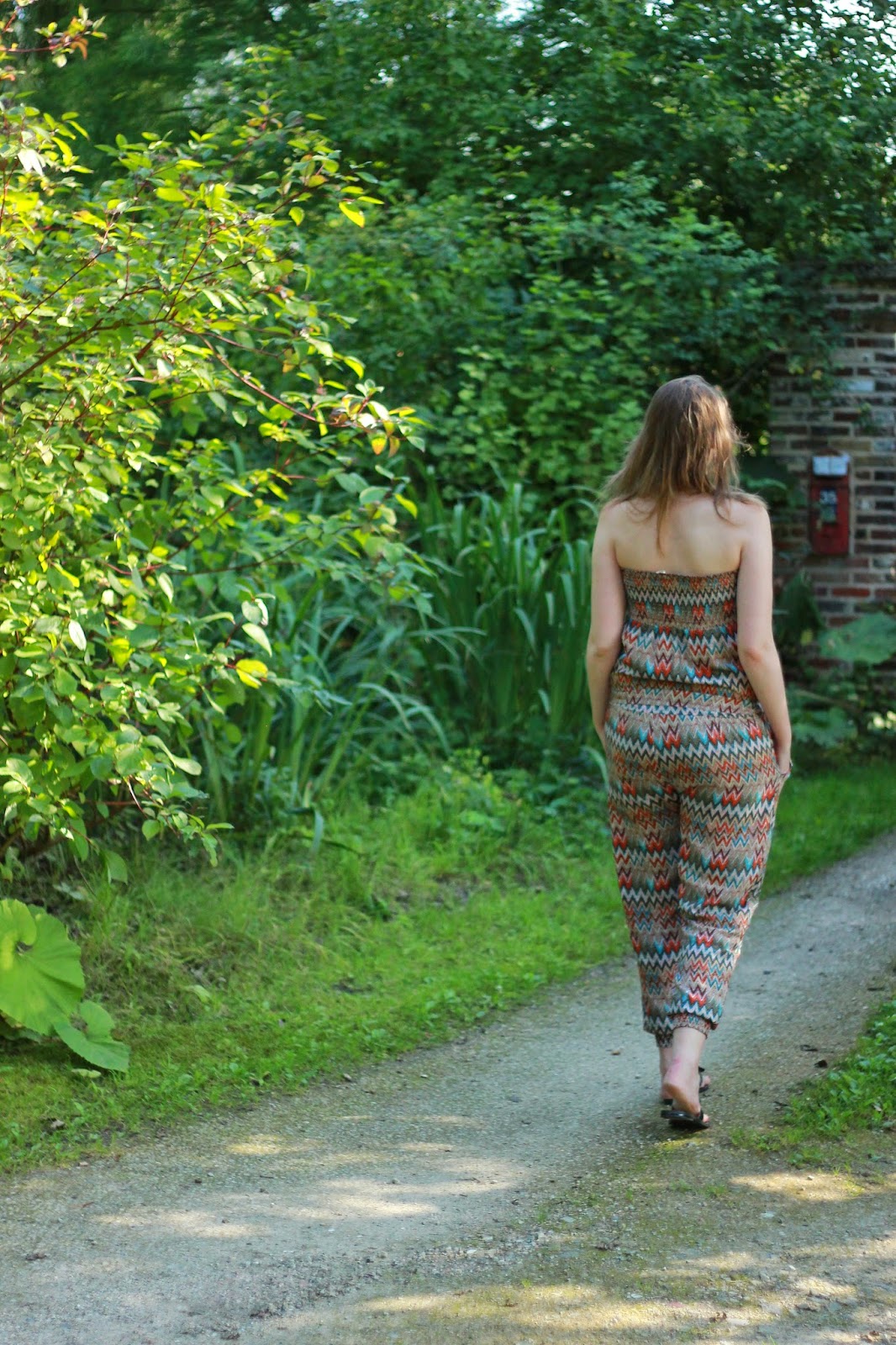 outfit of the day printed jumpsuit, OOTD blog jumpsuit