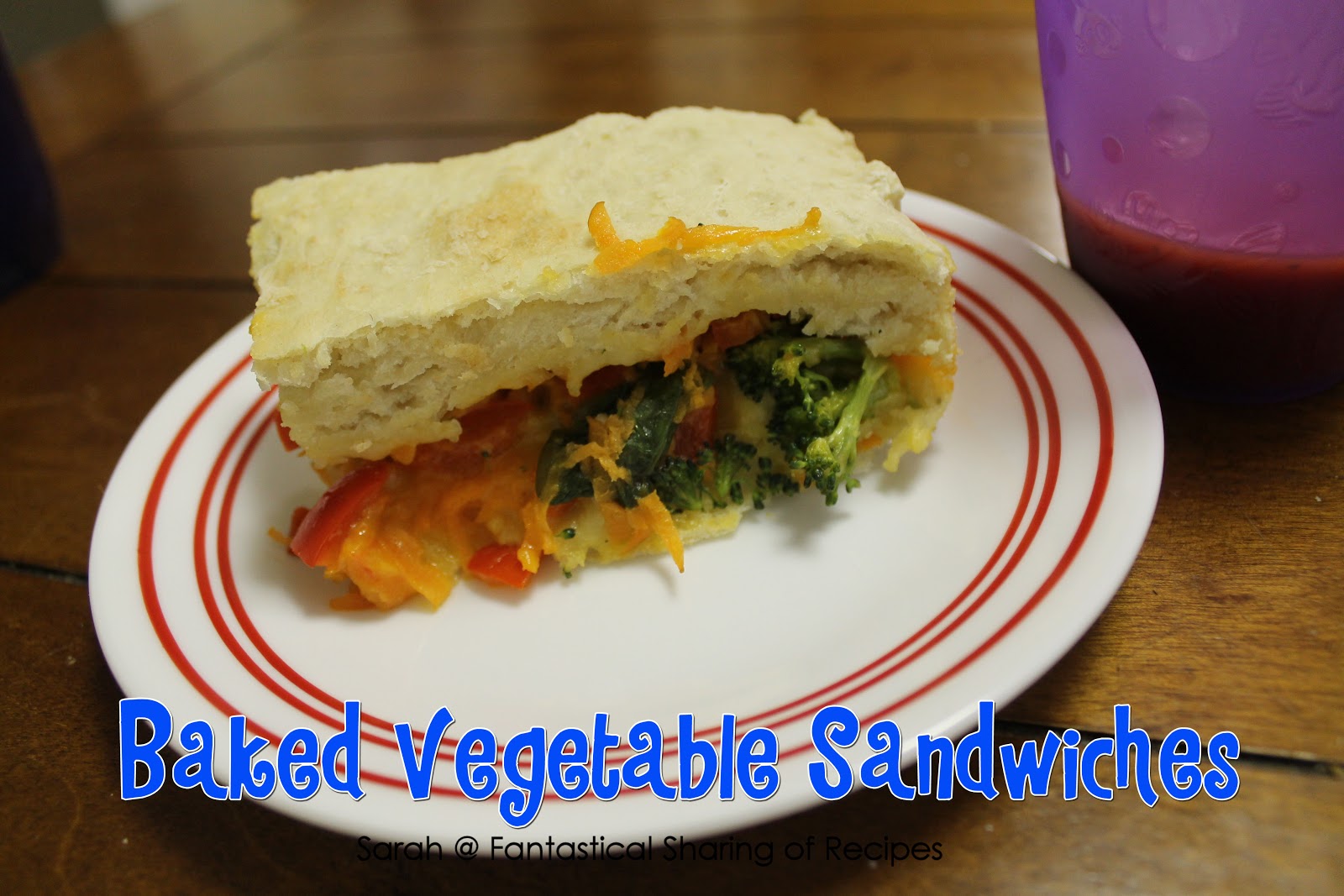 Fantastical Sharing of Recipes Baked Veggie Sandwiches