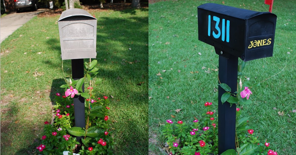 The Jones Journal My mailbox got a facelift.