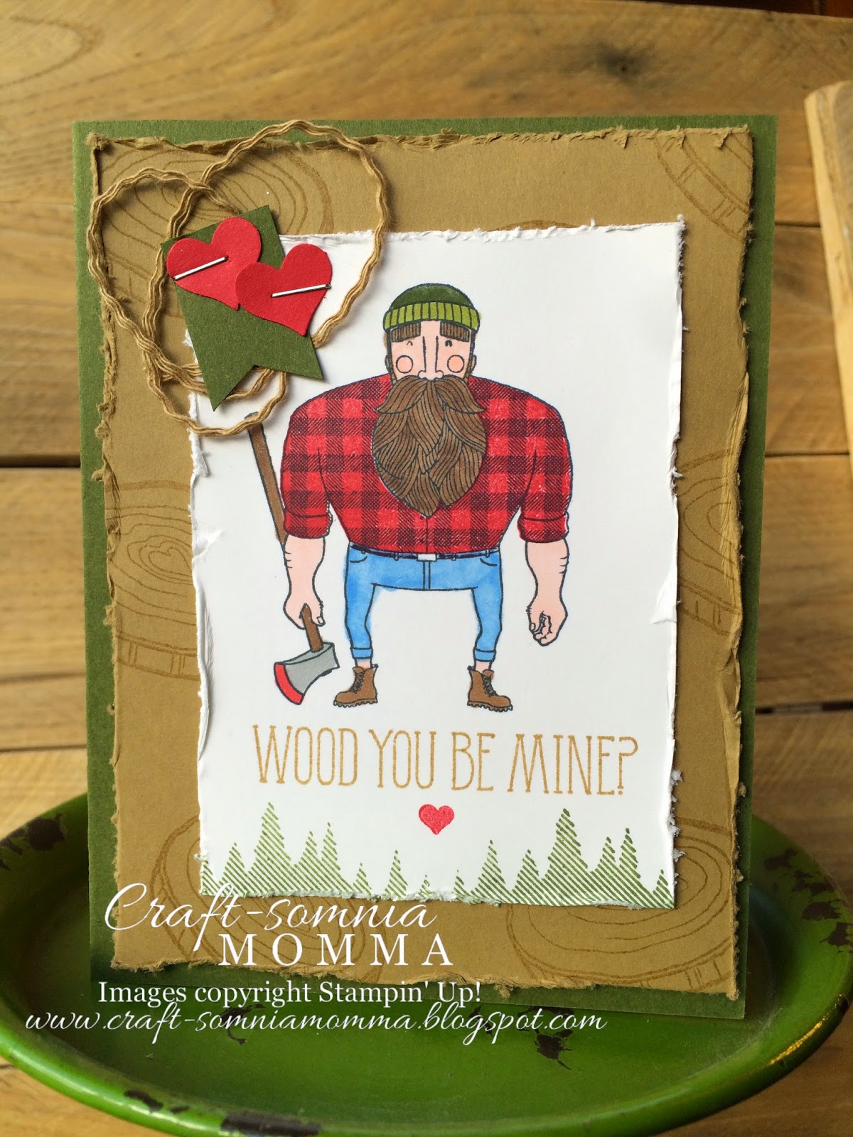 Craftsomnia Momma Wood You Be Mine?