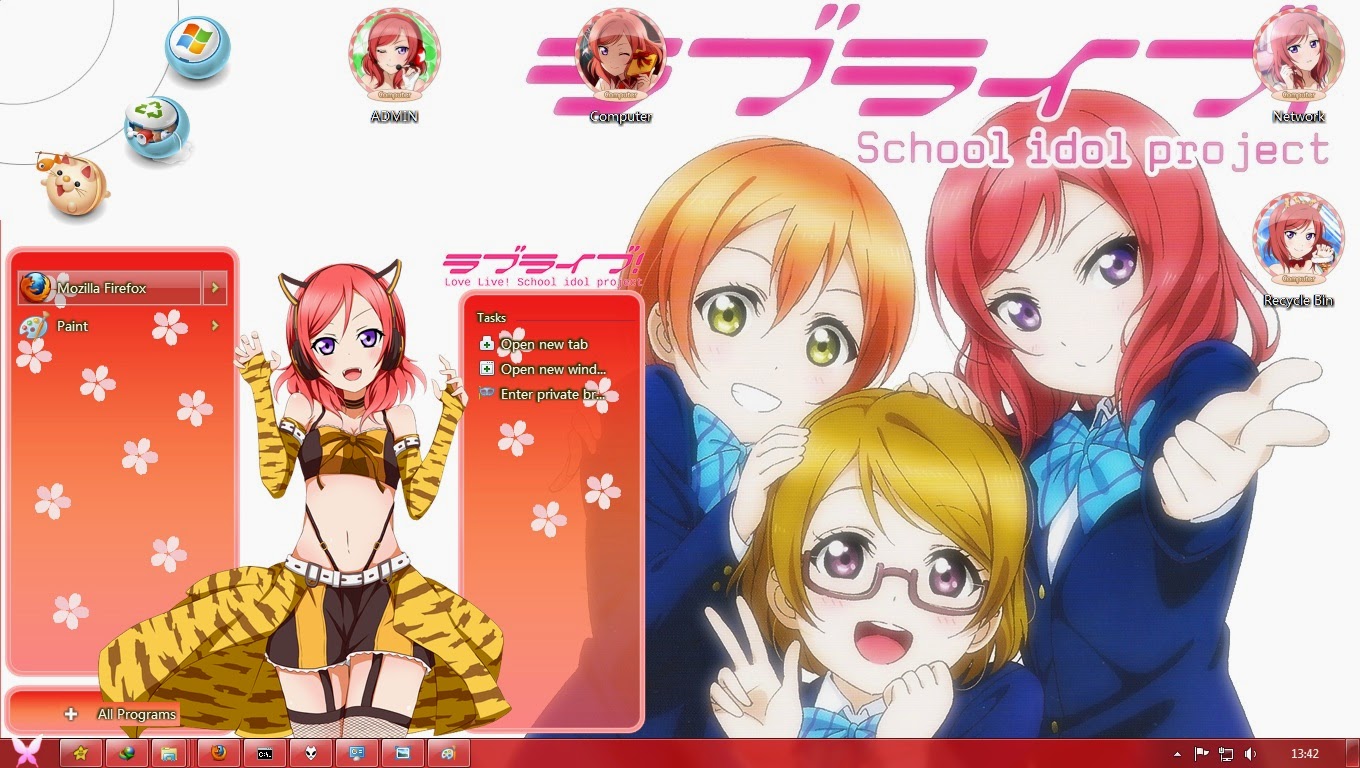Theme Windows 7 Love Live School Idol Project Theme Windows 7 Love Live School Idol Project