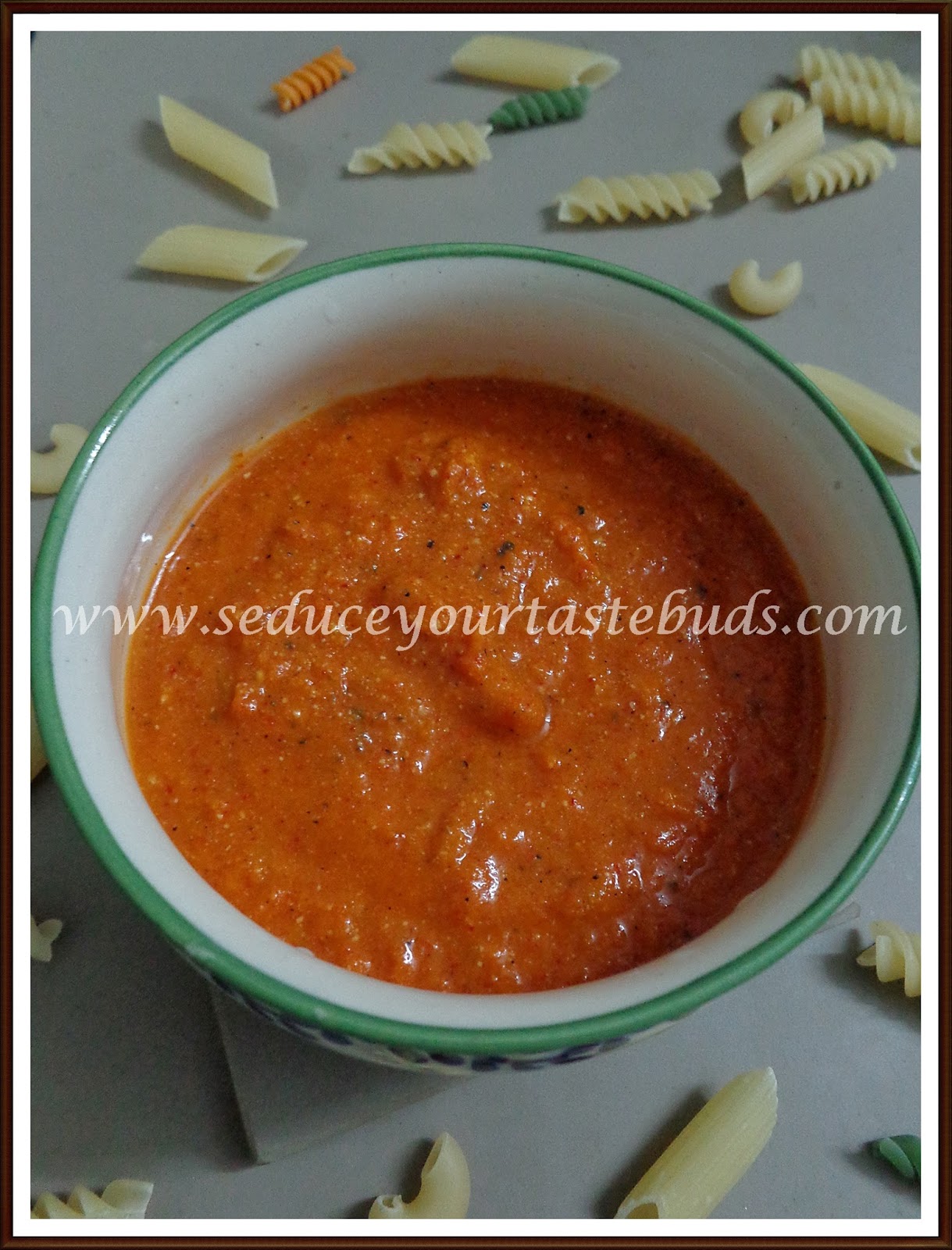 Roasted Red Bell Pepper Pasta Sauce Seduce Your Tastebuds...