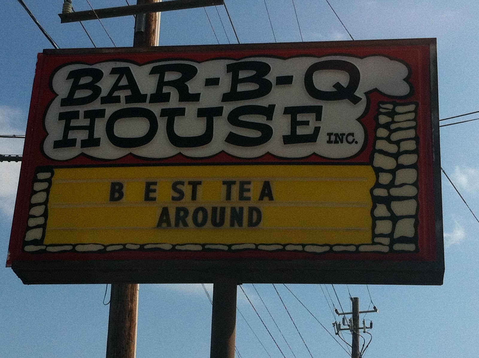 Eat to live? Or live to eat? Fred's BarBQ House, Inc Austell, GA