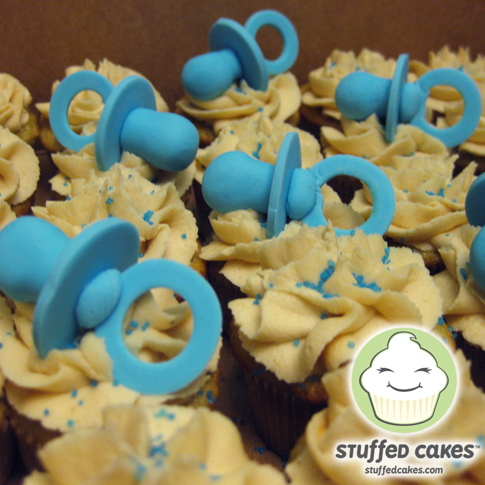 Stuffed Cakes Baby Shower Mini Cupcakes