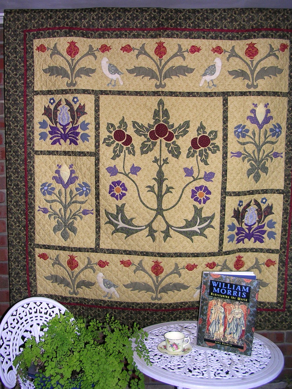 William Morris in Quilting William Morris Quilt Three