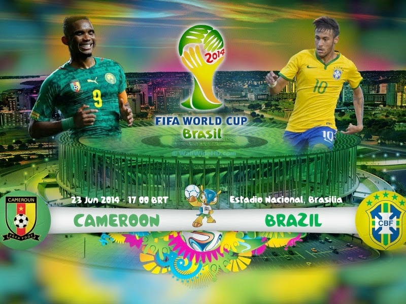 بث مباشر لمبارة البرازيل و الكاميرون في كأس العالم 2014/6/23