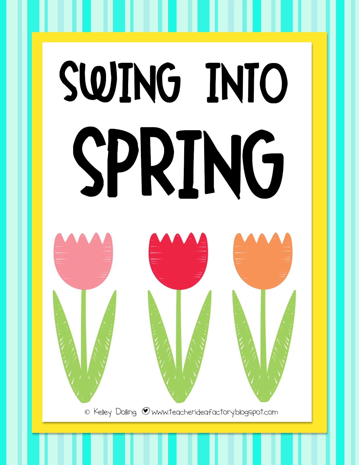 SWING INTO SPRING FREE UNIT Teacher Idea Factory