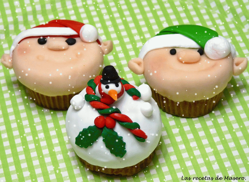 Cupcakes Navideños
