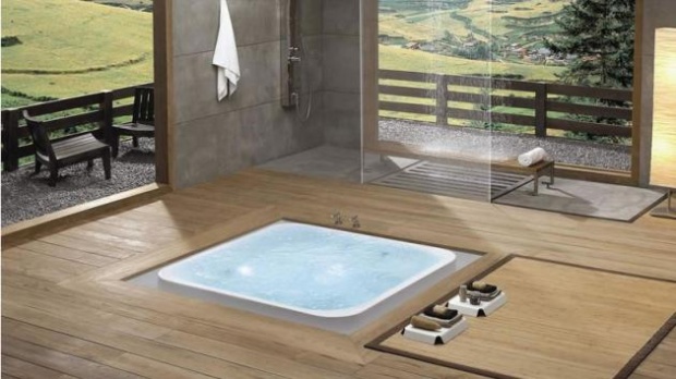 Piso para tina de baño ~ dikidu.com Pisos para cocinas y baños
