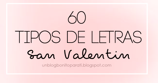 Tipos de letras para San Valentín - Mi diamante azul