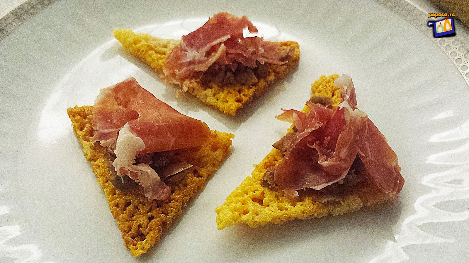 Pommes, poires et casserole Tartine con prosciutto crudo di San