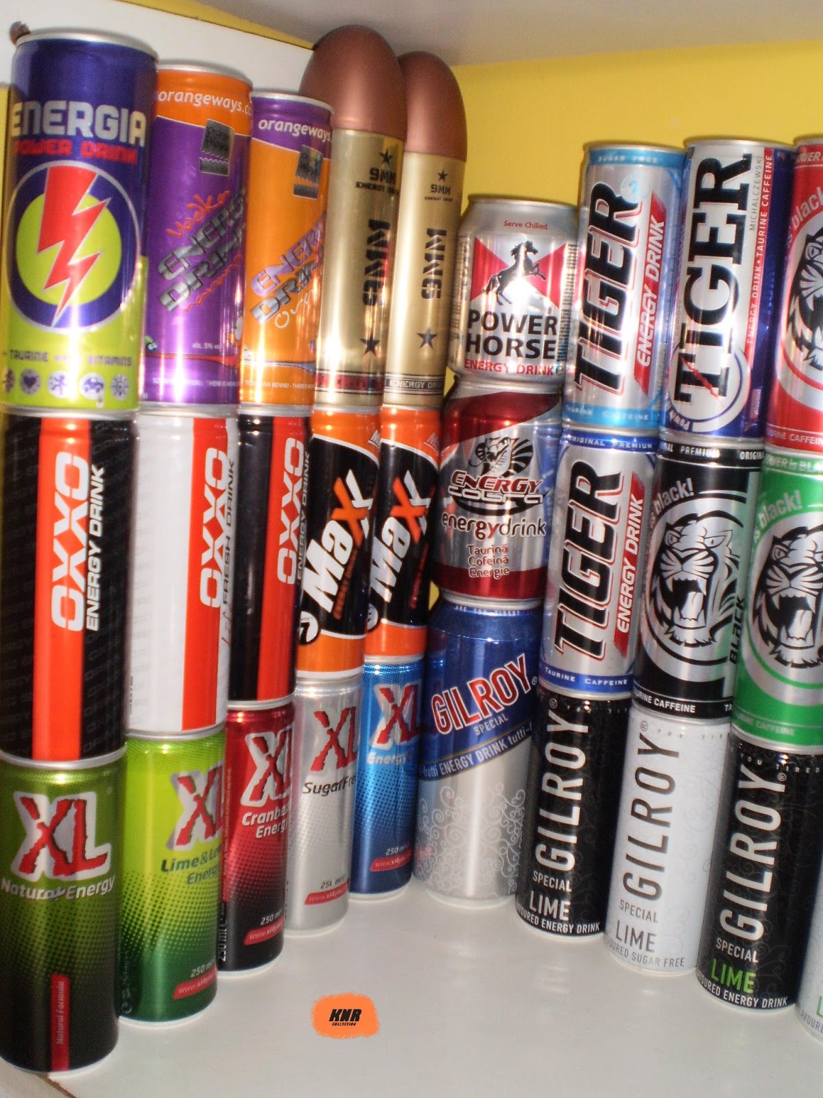 ENERGY DRINK tests by KNR My energy drink collection