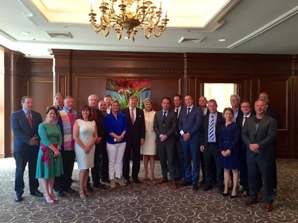 King Willem-Alexander and Queen Maxima of The Netherlands visits Rehabilitation Institute Chicago in Chicago. United States