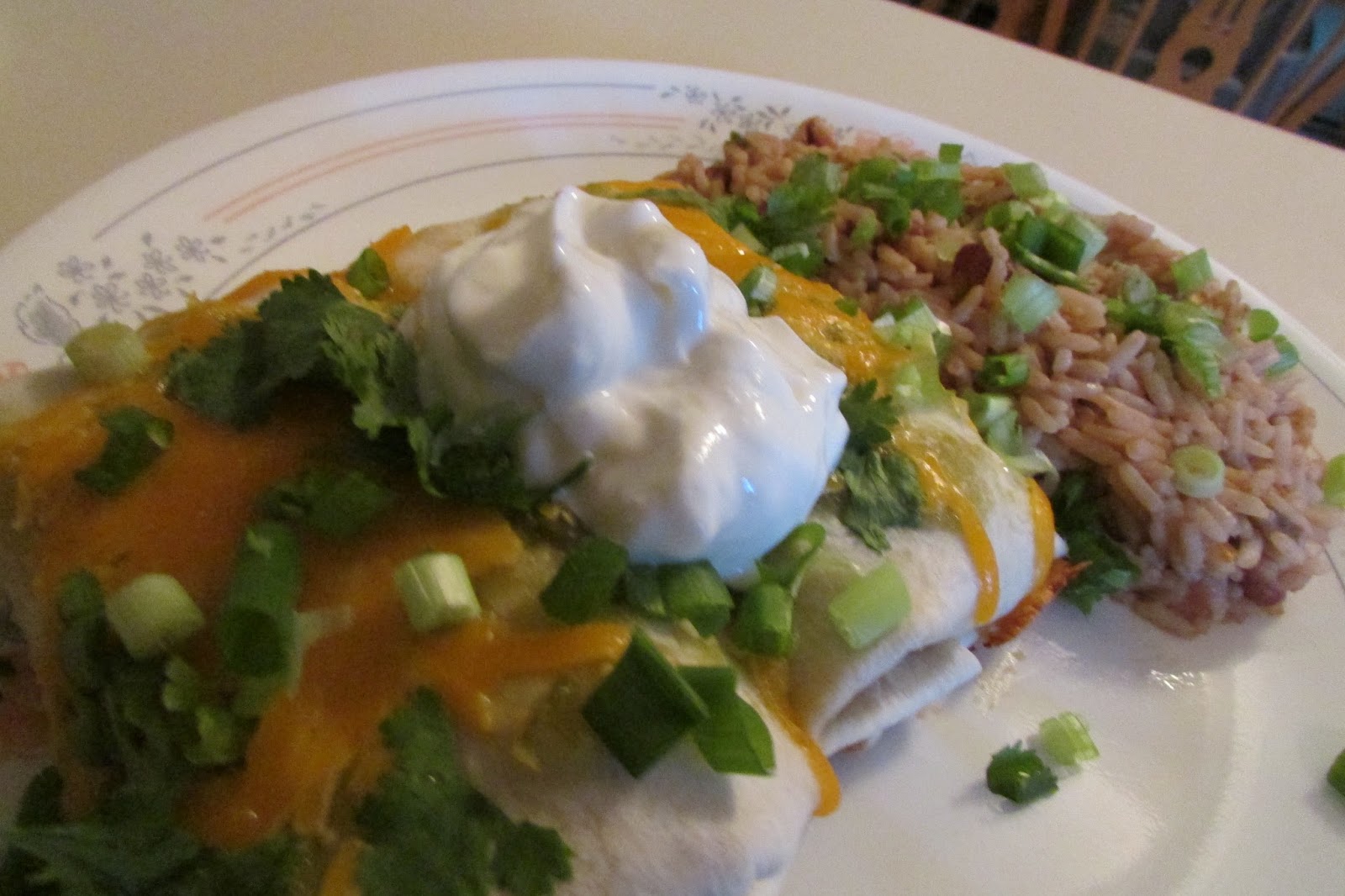 Foodie Mom Pulled Pork Enchiladas with Spinach and Mushrooms