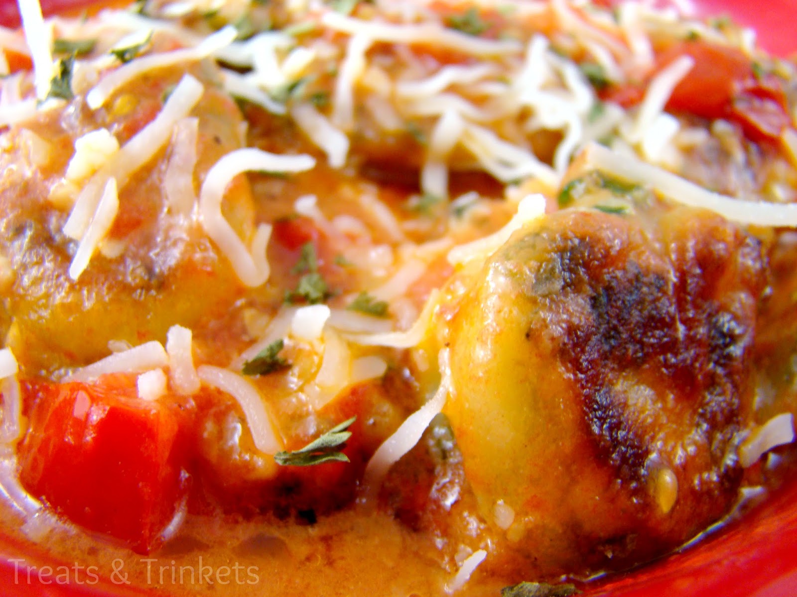 Treats & Trinkets Spinach and Goat Cheese Gnocchi