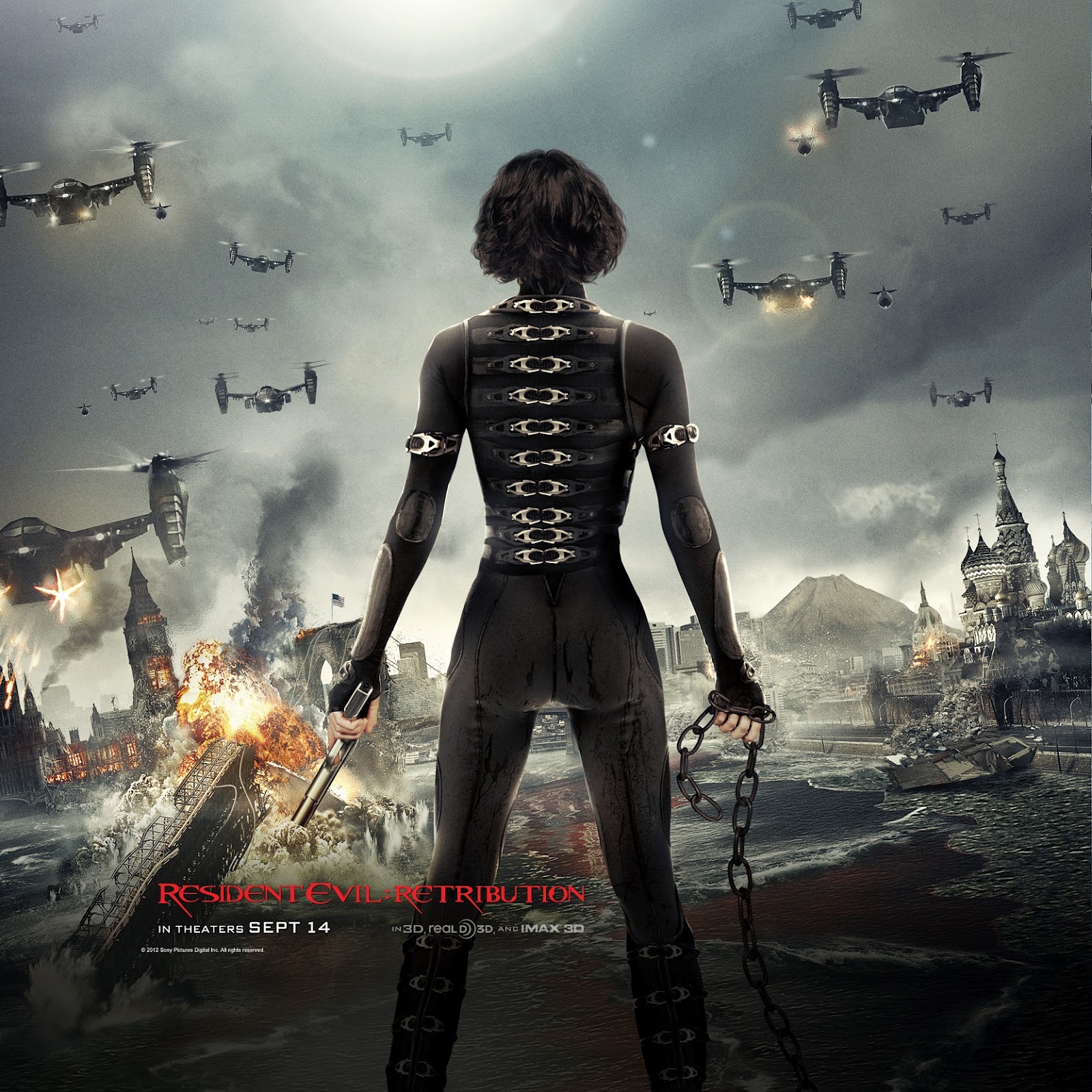 Resident Evil: Retribution (2012) - Ada & Alice vs. Executioners Scene