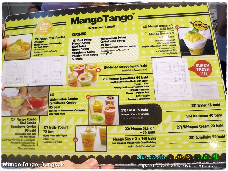 Restaurant Review Mango Tango, Bangkok Discover . Book . Travel