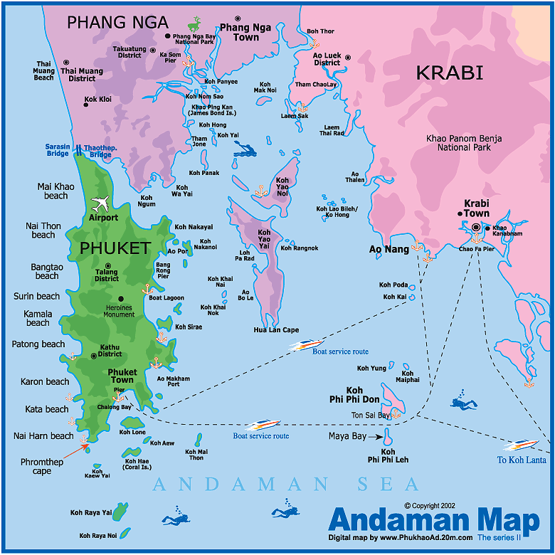 carte-iles-thailande-sud