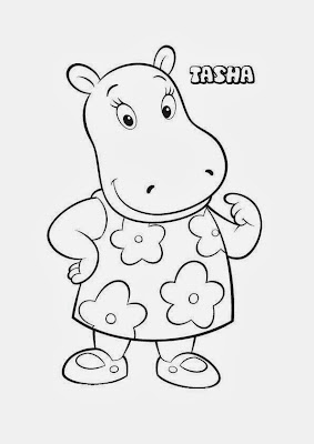 Desenhos Backyardigans para Imprimir e Colorir Turminha