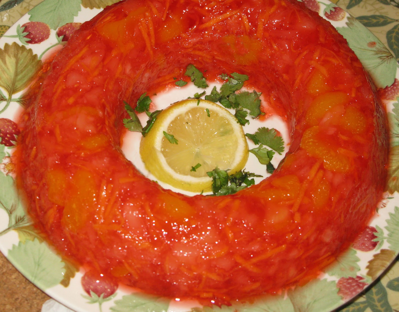 Postcards Orange Jello Salad