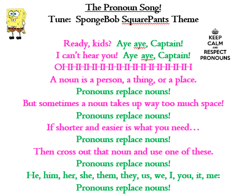 Spongebob squarepants song lyrics - lalafmn