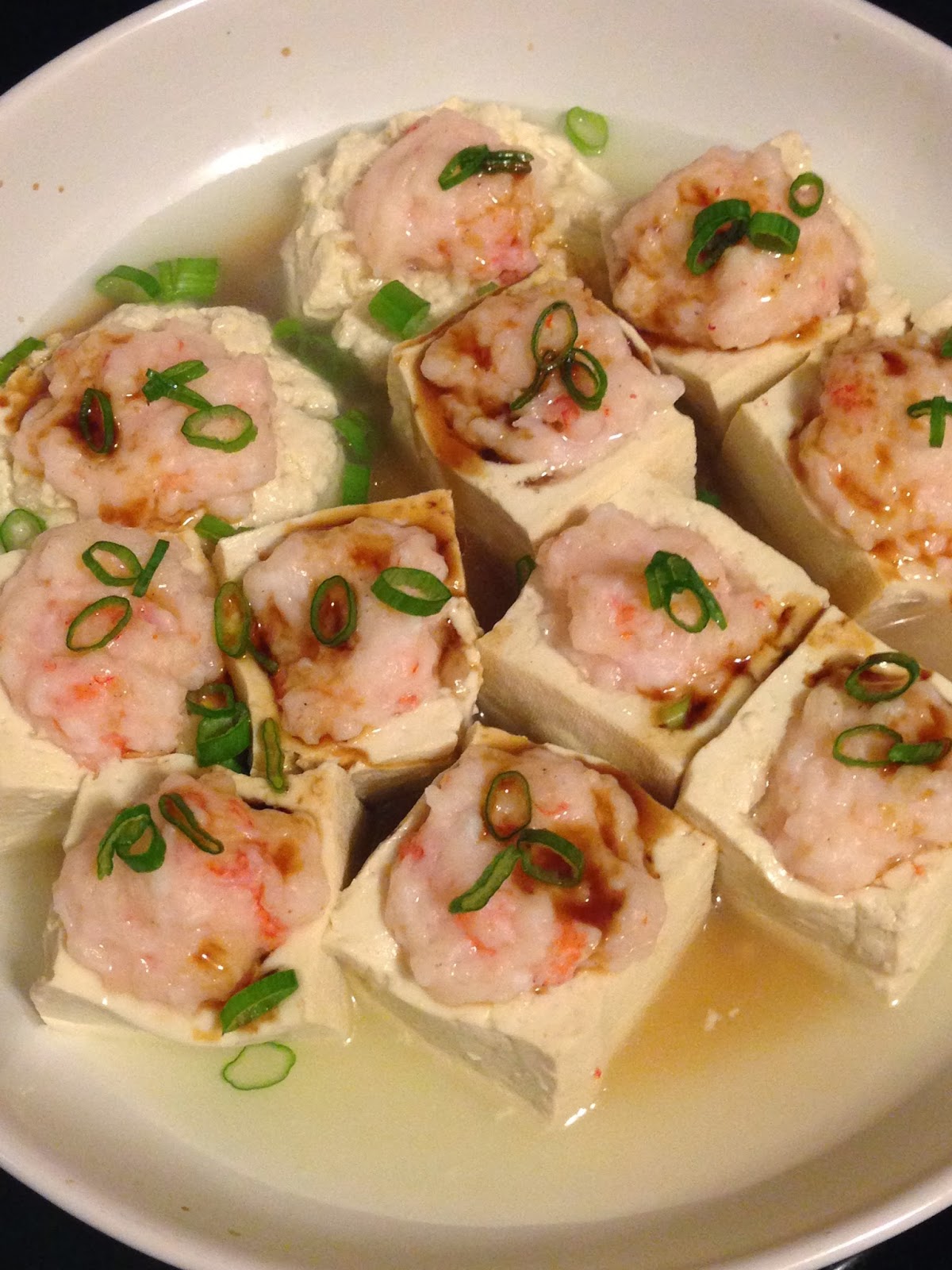 Ghetto Fab Gourmet Shrimp Stuffed Tofu
