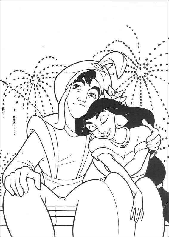 Fun Coloring Pages: Aladdin Coloring Pages