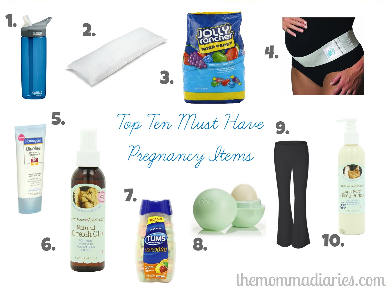 Top Ten Must Have Pregnancy Items The Momma Diaries