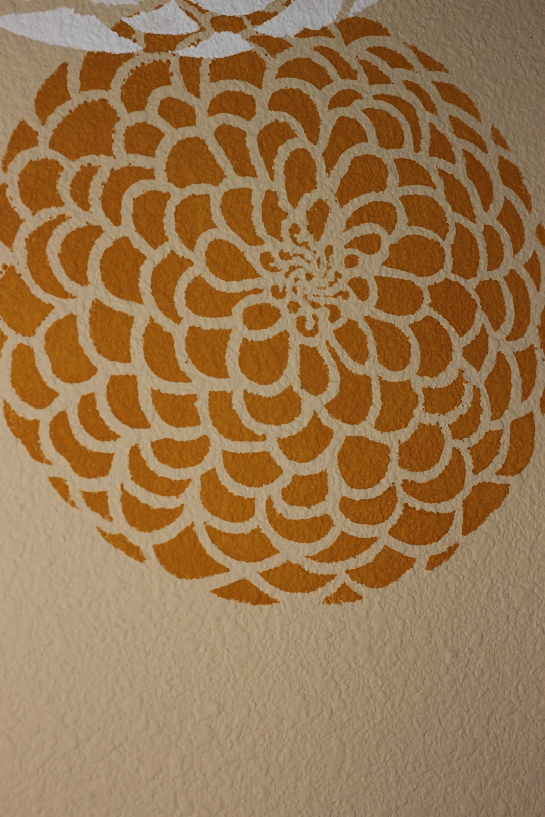 Our Kooky Life Zinnia Grande Flower Stencil