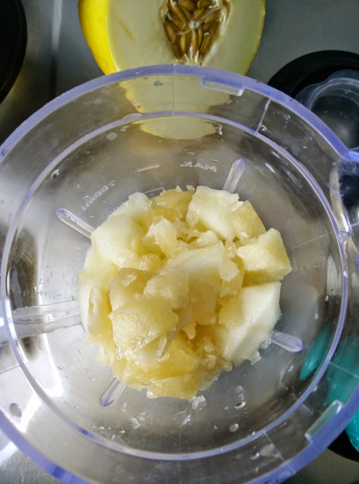 to Prameela's Kitchen HomeMade Fresh Canary Melon Fruit Juice