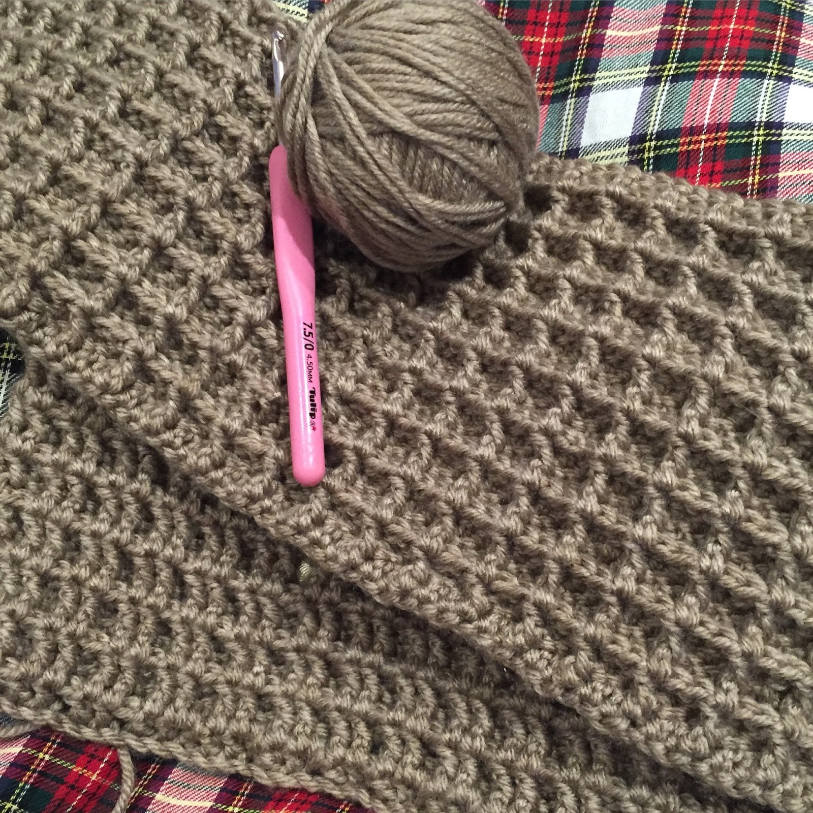 Just Pootling Waffle Blanket