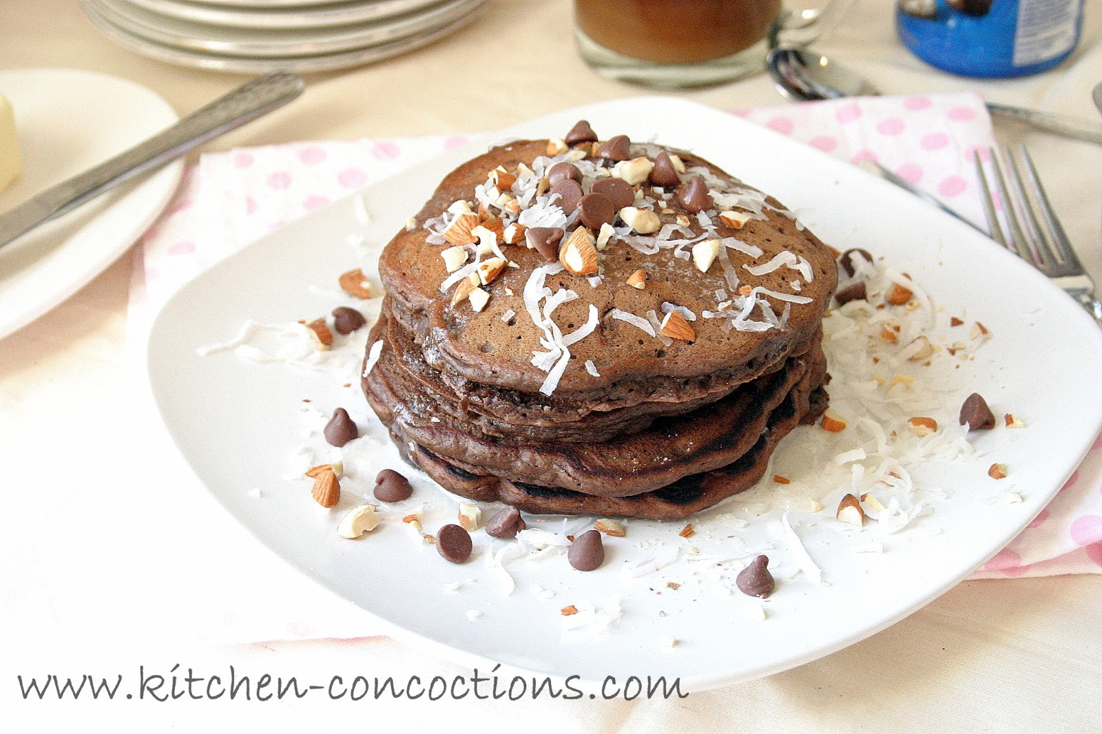 Almond Joy Pancakes Kitchen Concoctions