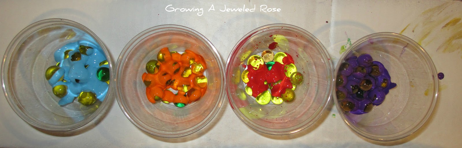 Water Bead Painting Growing A Jeweled Rose
