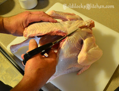 Butterflied Turkey with Cranberry Molasses Glaze- The Goldilocks Kitchen