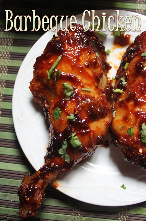 Oven Barbeque Chicken Recipe Yummy Tummy