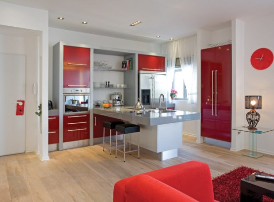     red-white-apartment-