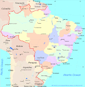 Fronteiras Terrestres (mapa do brasil )