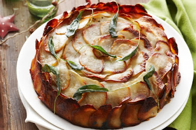 Potato, sage & cheddar galette Recipe Potato, sage & cheddar galette Recipe