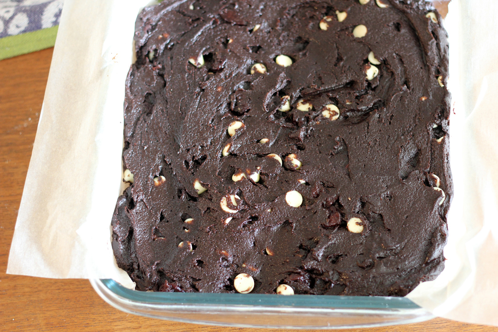 A Delightful Dish Dark Chocolate Buckwheat Brownies with White