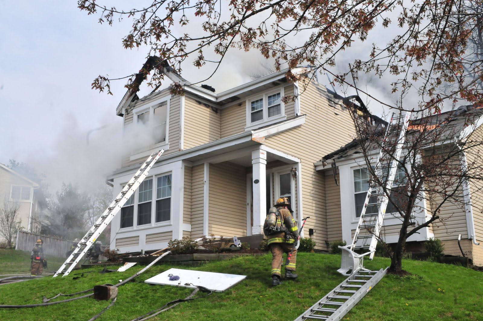 Beltsville House Fire 4100 Block of Ulster Road
